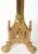 Pair Antique Gothic Cathedral Brass Candlesticks For Sale - Image 12 of 12