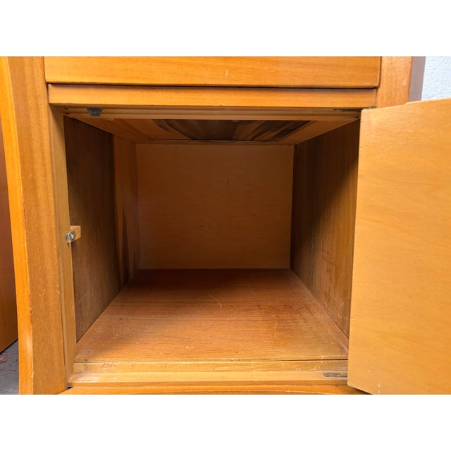 Pair of Unique Mid 20th Century Modern Nightstands For Sale - Image 11 of 13