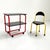 Tubular Console Table on Wheels in Metal and Wood, 1980s For Sale - Image 4 of 7