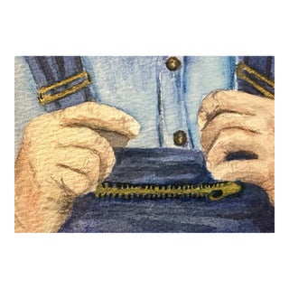 “The Art of the Everyday” Miniature Figurative Study by Nancy Smith For Sale