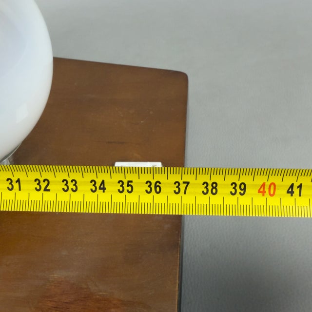Orb Table Lamp in Curved Wood by Ignoto for Artigianato Italiano, 1960s For Sale - Image 9 of 11