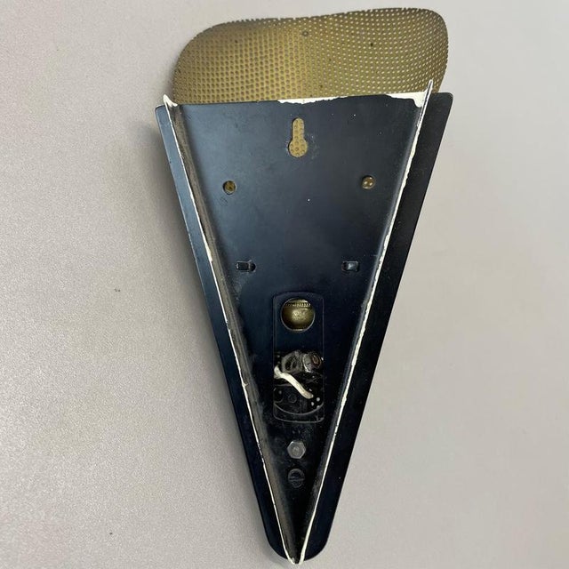 Hole Pattern Theatre Wall Light in the style of Mategot, France, 1950s For Sale - Image 11 of 14