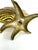 Brass Vintage Brass Clamshell Dish on Starfish Base – Coastal Hollywood Regency Decor For Sale - Image 8 of 8