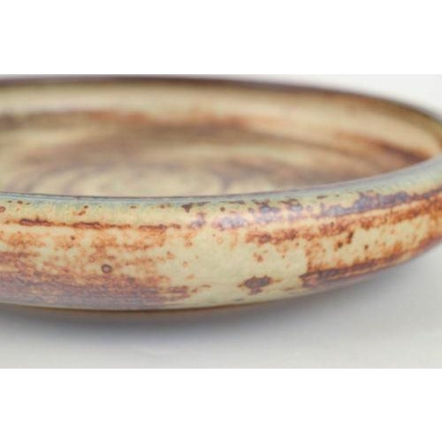 Large Stoneware Bowl with Concentric Pattern by Carl Halier for Royal Copenhagen, 1960s For Sale - Image 3 of 5