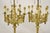 Gothic Antique Gothic Revival Gold Bronze Figural Candelabra Table Lamps - A Pair For Sale - Image 3 of 11