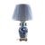 Vintage Blue White Porcelain Vase Lamp Asian Motif; This exquisite vintage table lamp features a stunning blue and white...