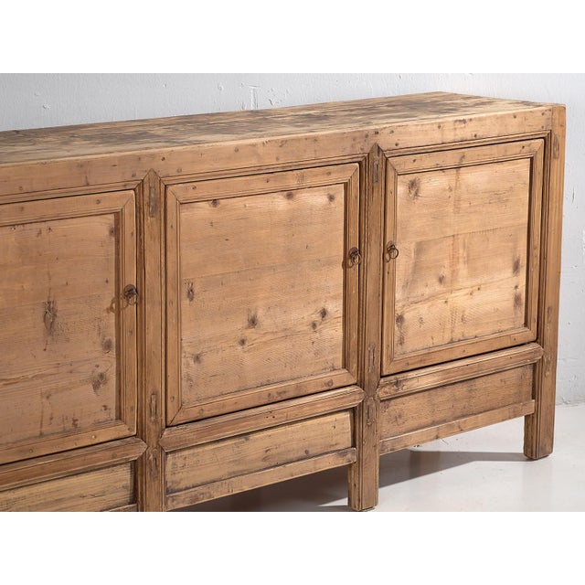 Antique living room sideboard (c.1900) Dimensions: Width: 205 cm Depth: 45 cm Height: 92 cm Style: Qing Materials and...