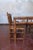 Brown Faux Bamboo and Vienna Straw Dining Set, 1970s, Set of 7 For Sale - Image 8 of 9