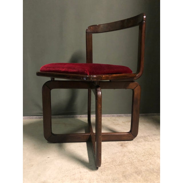 Vintage Italian Dining Chairs, 1960s, Set of 4, in Flawless conditions. Designed 1960 to 1969