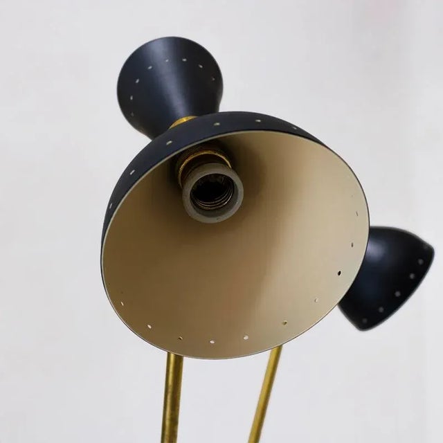 Italian Brass Floor Lamp, 1950s For Sale - Image 5 of 7