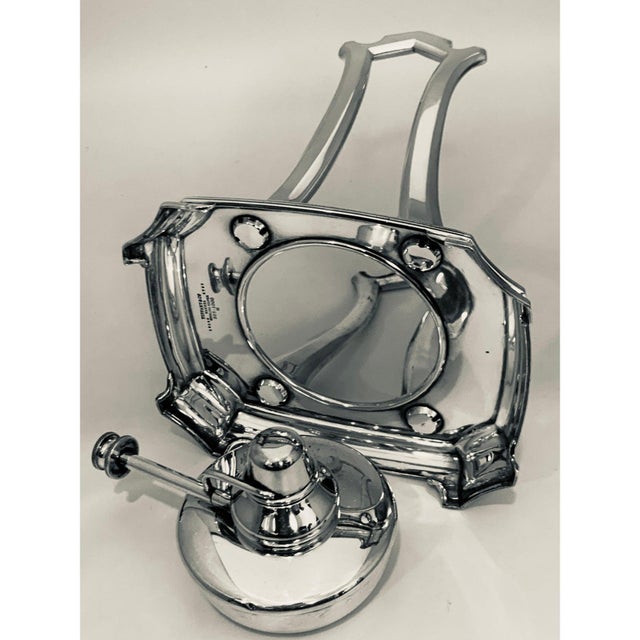 Metal Mid 20th Century Six-Piece Tiffany & Co. Sterling Silver Kettle on Cradle W Serving Tray 7.3 Kg For Sale - Image 7 of 17