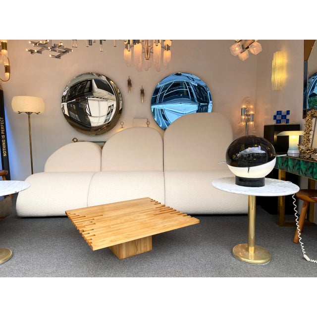 Tan 1960s Giovanni Michelucci Wood Coffee Table For Sale - Image 8 of 11