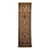 Antique Serab Camel Hair Runner Rug, Hand-Knotted Wool, Geometric Pattern, Red & Green, 4x14 For Sale