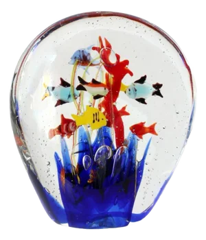 Midcentury Murano Glass Aquarium