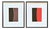 Rolf Hans, Pair of Monochrome Color-Field Collages, 1994, Paper For Sale
