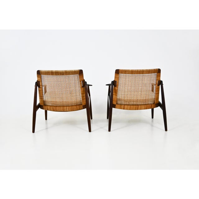 Model 400 Lounge Chairs attributed to Hartmut Lohmeyer for Wilkhahn, 1950s, Set of 2 For Sale - Image 6 of 13