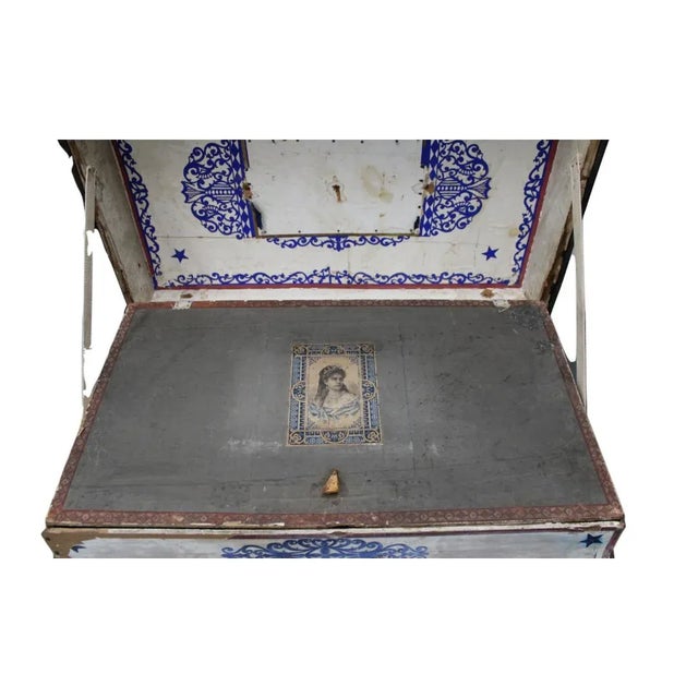 Brown Travelling Trunk by p.j. Botto & Co. For Sale - Image 8 of 11