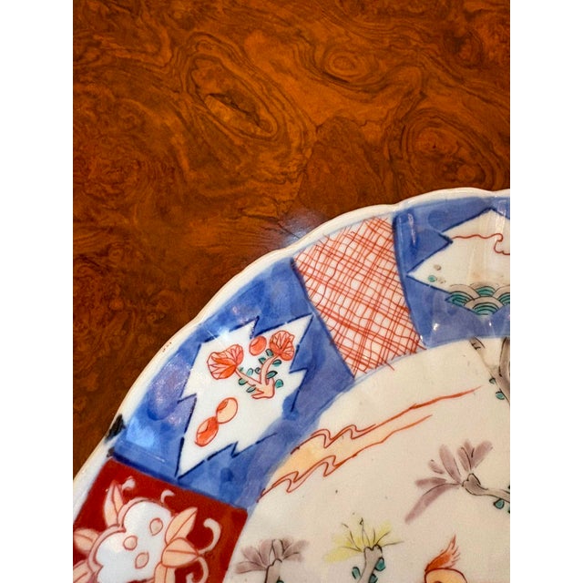 Antique Japanese Meiji Imari Porcelain Plates, 1900, Set of 2 For Sale - Image 9 of 17