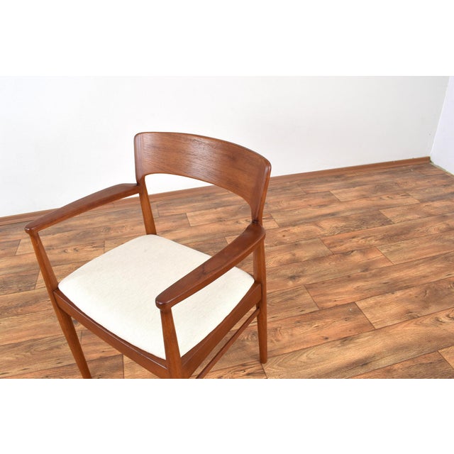 Danish Teak Dining Chairs by Henning Kjærnulf for Korup Stolefabrik, 1960s, Set of 2 For Sale - Image 16 of 17