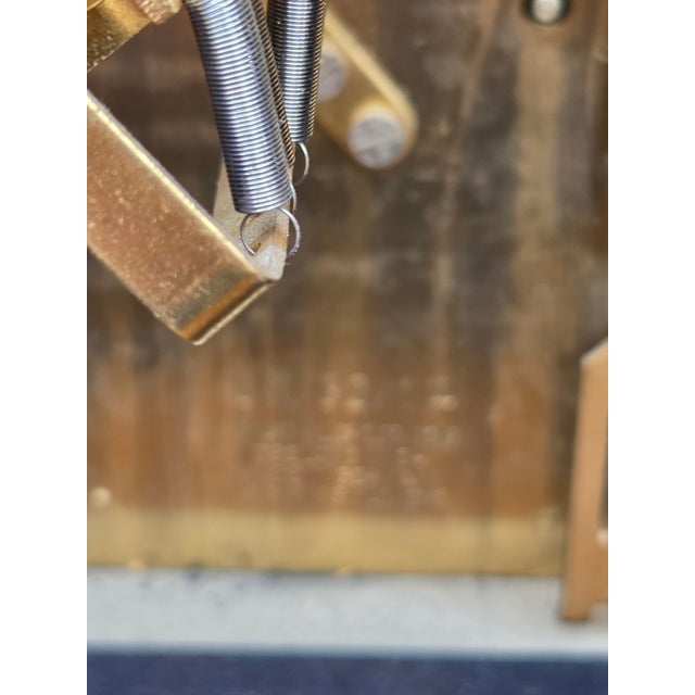 Vintage George Nelson for Howard Miller Grandfather Clock Mid Century Chrome For Sale - Image 15 of 17