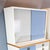 Authentic German-made kitchen wall cabinet with an iconic, forward-sloping front. Freshly restored, super stylish, and...