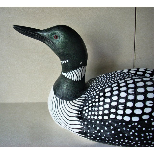 Loon Lake Wooden Decoy Chairish