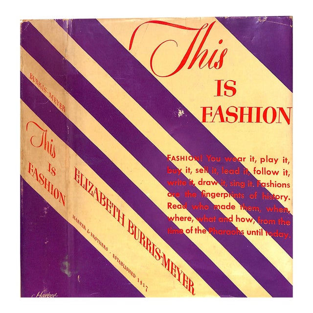 "This Is Fashion" 1943 Burris-Meyer, Elizabeth For Sale