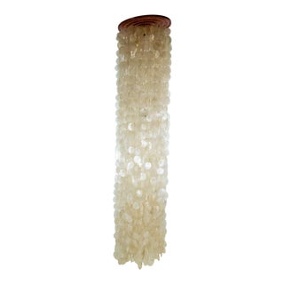 1980s Mid-Century Modern Pecten Shell Chandelier For Sale