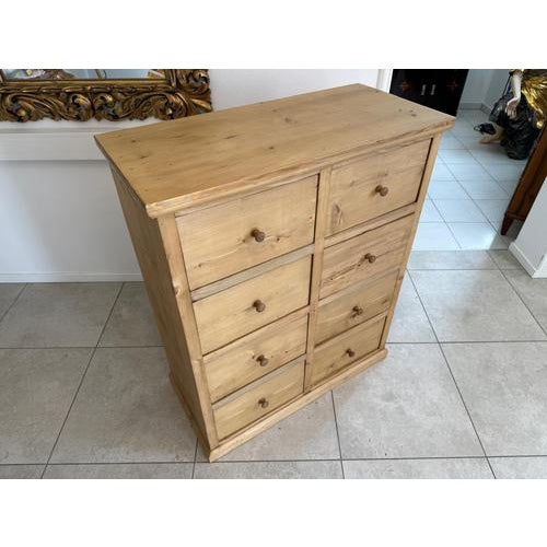Rustic Shop Chest in Softwood For Sale - Image 9 of 11