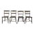 American Hitchcock Chairs Hand Painted - Set of 4 For Sale