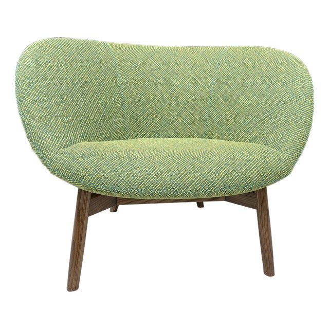 Keilhauer 71150 Walnut Lounge Chair Mid-Century Inspired For Sale