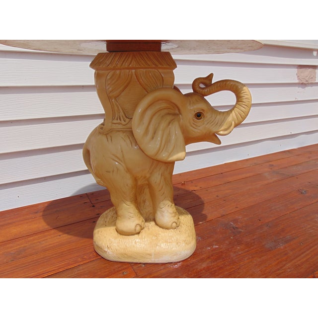 Ceramic Elephant Side Table Chairish