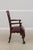 1990s Set of 4 Maitland Smith Georgian Mahogany Armchairs For Sale - Image 5 of 17