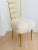 1940s Vintage Italian Gilded Chair with Sheepskin For Sale - Image 13 of 13