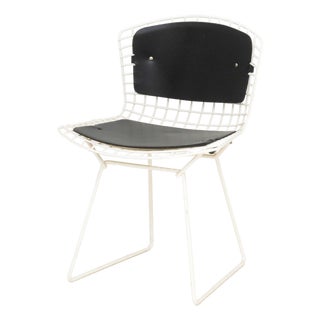 Harry Bertoia Style Vintage Modern Wire Side Chair For Sale