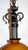 Antique Wrought Iron Glass Lamp from Koch U. Söhne, 1930s For Sale - Image 6 of 12
