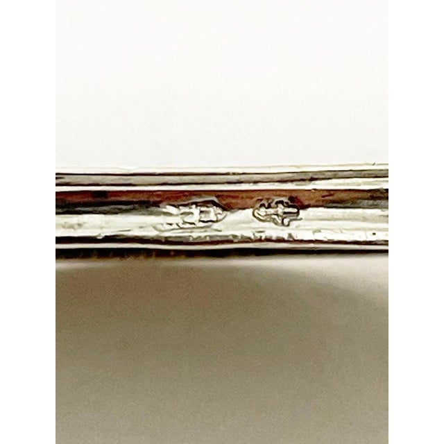 Dutch Silver Cheese Thumb Stalls, Set of 2 For Sale - Image 3 of 7