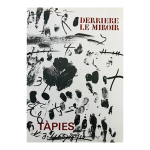 1968 Tapies Original Lithograph DM01175f Derriere Le Miroir