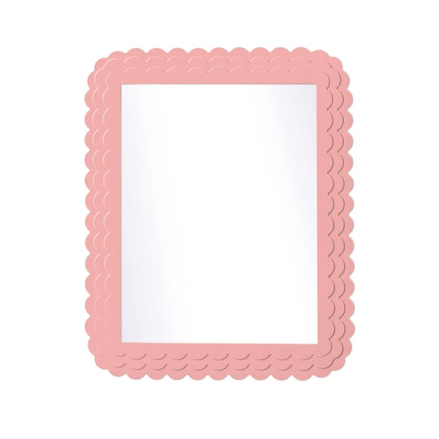 Contemporary Fleur Home Carnival Krewe Rectangle Mirror in Pink Punch, 36x48 For Sale - Image 3 of 3