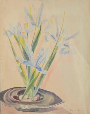 Japanese Water Lilies by Cordelia De Gavere