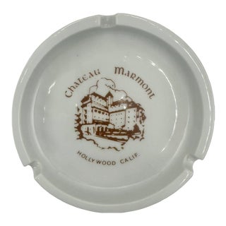 Vintage 5-Star Chateau Marmont Hotel Ashtray Hollywood Los Angeles For Sale