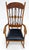 Artist Signed Studio Made Solid Oiled Walnut Arm Rocking Chair MINT For Sale - Image 11 of 18