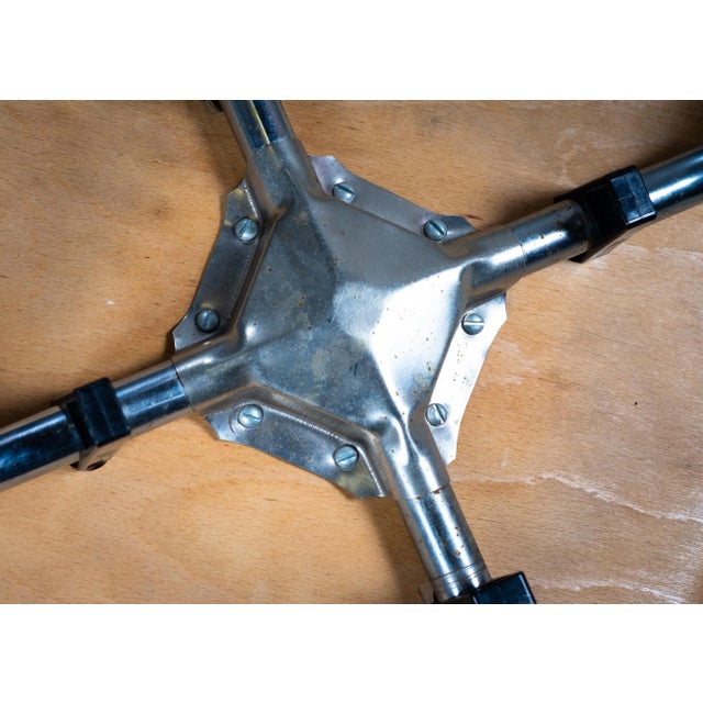 Stool in Teak with Chrome Base, Denmark, 1960s For Sale - Image 5 of 6