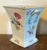 Antique 18th century Chinese export porcelain bulb pot or cachepot vase circa 1790. Painted on all sides with bright...