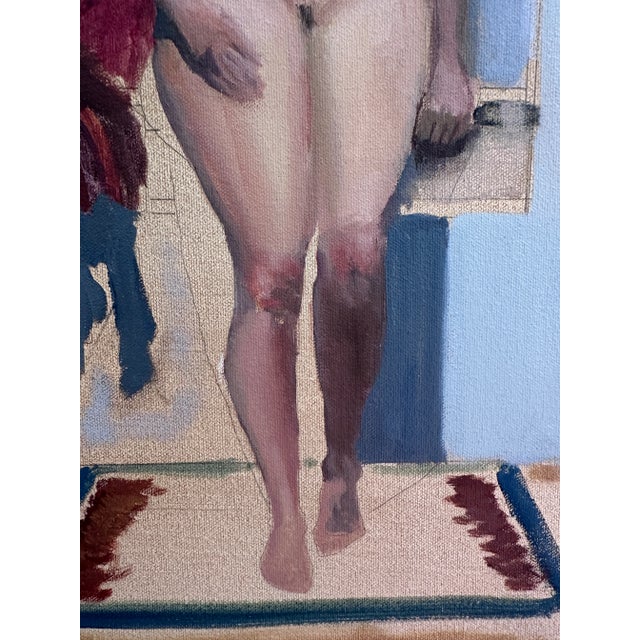 Vintage Nude Portrait Original Art Study For Sale In Washington DC - Image 6 of 7