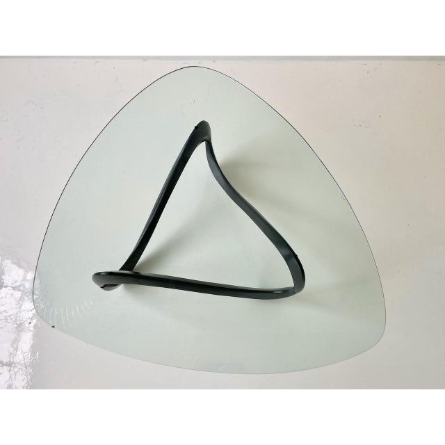 Mid-Century Modern sculptural coffee table designed by Knut Hesterberg for Ronald Schmitt. Germany, 1960s. Original...