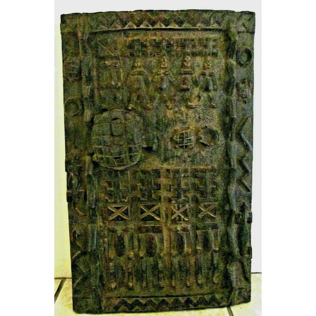 Vintage African Mali Tribal Dogon Wood Door For Sale - Image 13 of 13