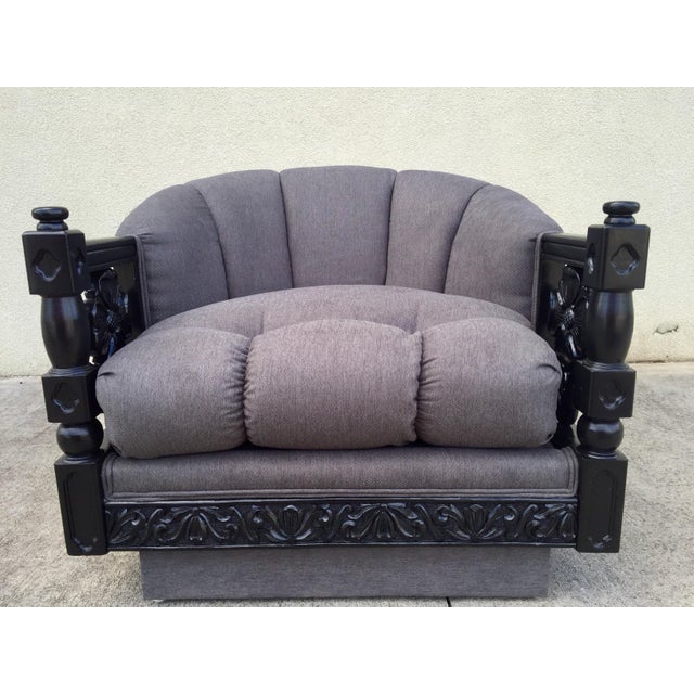 Restored Mediterranean Lounge Chair Chairish