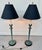 Pair of Vintage Frederick Cooper Verdigris Candlestick Buffet Table Lamps For Sale - Image 4 of 18
