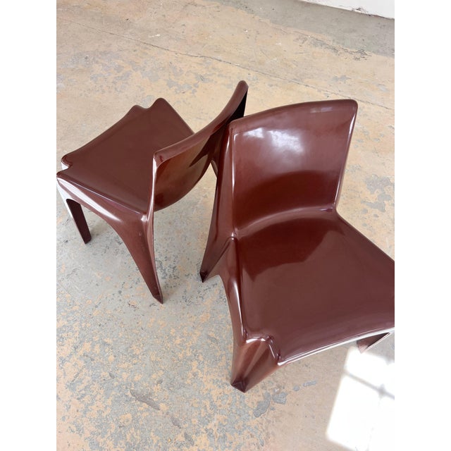 Brown Model BA 1171 Dining Chair by Helmut Bätzner for Bofinger For Sale - Image 5 of 11